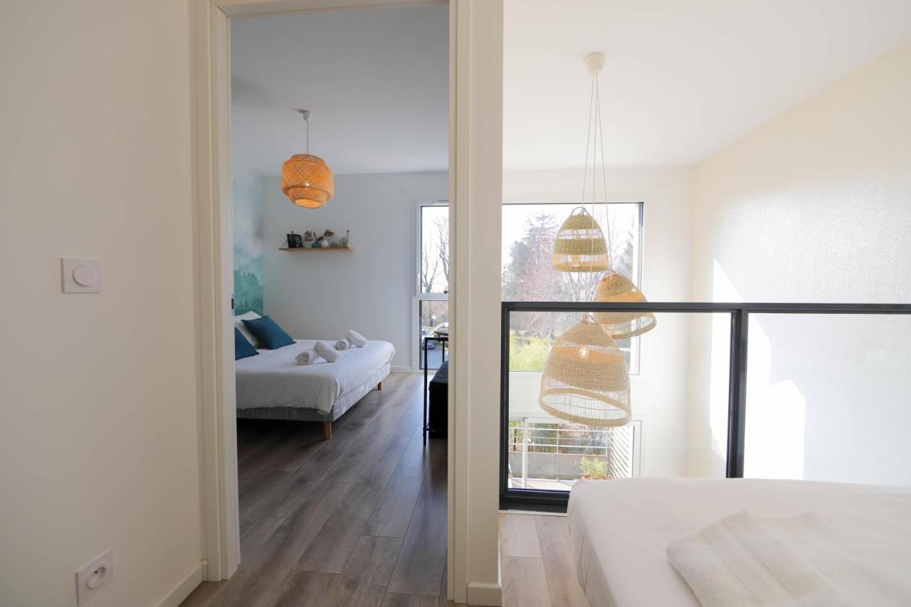 Les Choucas - Appartement Duplex Lumineux Avec Parking Annecy Zewnętrze zdjęcie